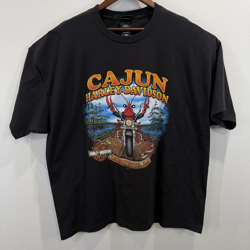 Harley Davidson Canun Lafayette LA 2022 Graphic T-Shirt Mens 2XL